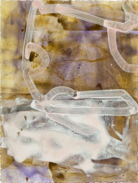 Ohne Titel, 2018. Acryl/Papier, 65 x 50 cm