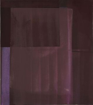 Ohne Titel, 2006. Acryl/Nessel. 80 x 70 cm