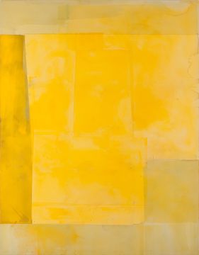 Ohne Titel, 2020/21. Acryl/Nessel, 280 x 220 cm