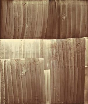 Ohne Titel, 2006/7. Acryl/Nessel, 190 x 160 cm. Privatbesitz