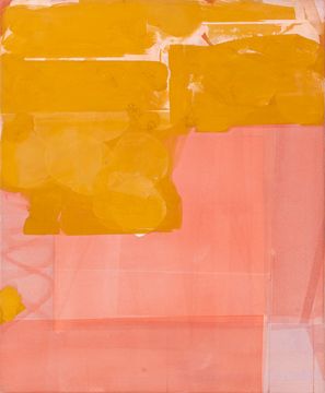 Ohne Titel, 2016. Acryl/Nessel, 85 x 70 cm