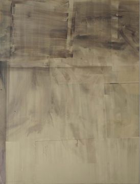 Ohne Titel, 2007. Acryl/Nessel, 210 x 160 cm. Sammlung KiCo