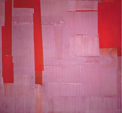 Ohne Titel, 2003. Acryl/Nessel, 260 x 280 cm. Sammlung zeitgen&ouml;ssischer Kunst der Bundesrepublik Deutschland