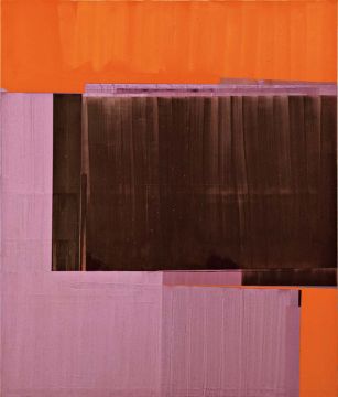 Ohne Titel, 2004. Acryl/Nessel, 190 x 160 cm. Privatbesitz