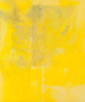 Ohne Titel, 2020. Acryl/Nessel. 200 x 165 cm