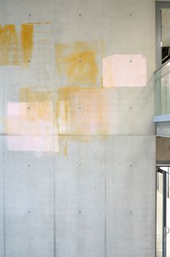 Couleurs l&eacute;g&egrave;res, 2018. Wandmalerei, ITZ der Uniklinik Freiburg