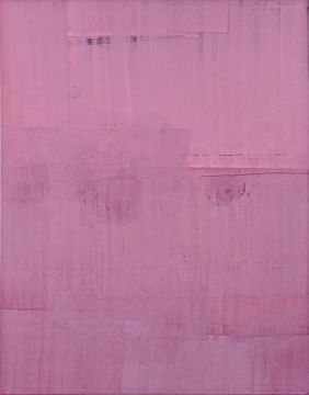 Supersexyrosieforever, 2003. Acryl/Nessel, 230 x 180 cm