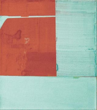 sfc, 2008, 2008. Acryl/Nessel, 68 x 60 cm
