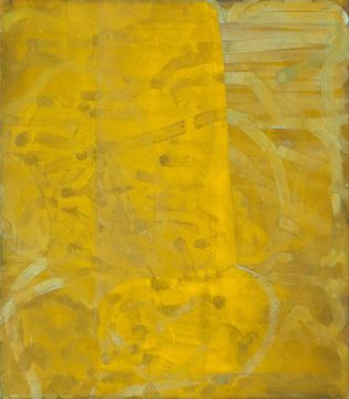 Ohne Titel, 2019. Acryl/Nessel, 68 x 60 cm