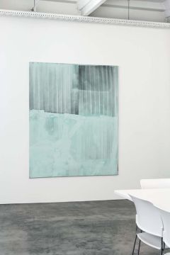 Ohne Titel, 2008. Acryl/Nessel. 200 x 165 cm. Privatbesitz. Foto: J&uuml;rgen Wittke
