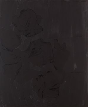 Ohne Titel, 1991. Acryl/Nessel, 230 x 190 cm