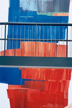 RGB, 2004. Wandmalerei. Biozentrum der LMU M&uuml;nchen, Planegg-Martinsried. Foto: Florian Holzherr