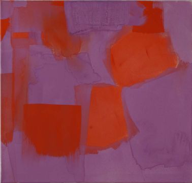 Ohne Titel, 2004. Acryl/Nessel. 85 x 90 cm. Ministerium f&uuml;r Wirtschaft, Arbeit und Wohnungsbau Baden-W&uuml;rttemberg, Stuttgart