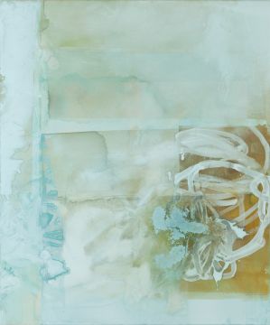 Ohne Titel, 2021. Acryl/Nessel 180 x 150 cm