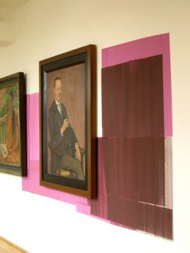 Ohne Titel, 2007. Wandmalerei. Sammlung Museum Katharinenhof, Kranenburg