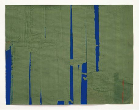 Ohne Titel, 2001. Acryl/Papier, 64 x 82 cm