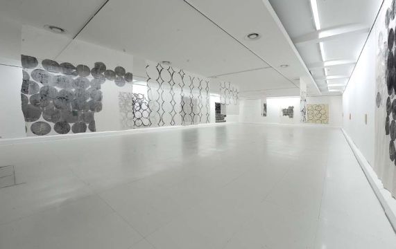 Das Lallen der Malerei. Kunstraum Engl&auml;nderbau, Vaduz 2012. Foto: Sven Beham