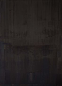 Ohne Titel, 2007. Acryl/Nessel, 220 x 160 cm. Sammlung KiCo