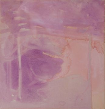 Ohne Titel, 2024. Acryl/Nessel, 71 x 68 cm