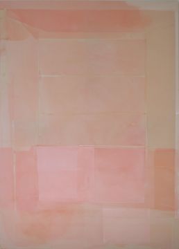 Seide (China), nicht lichtecht, 2014. Acryl/Nessel, 240 x 172 cm. Privatsammlung
