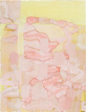 Ohne Titel, 2018. Acryl/Papier, 65 x 50 cm