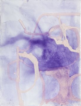 Ohne Titel, 2018. Acryl/Papier, 65 x 50 cm