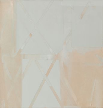 Ohne Titel, 2010. Acryl/Nessel, 71 x 68 cm