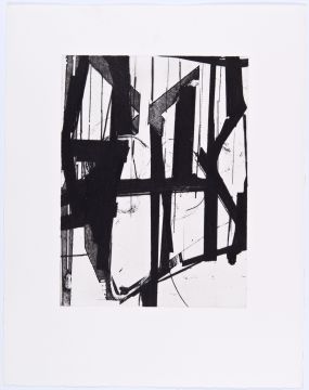 Ohne Titel, 2013. Aquatinta und Kaltnadel, 48 x 38 cm, Platte: 31,7 x 23,6 cm, Auflage: 5