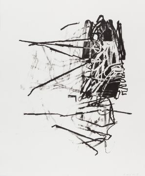 Ohne Titel, 2017. Lithografie, 58 x 48 cm, Unikat