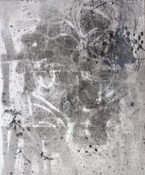 Ohne Titel, - 2024. Lithografie, 58 x 48 cm, Unikat. Privatbesitz