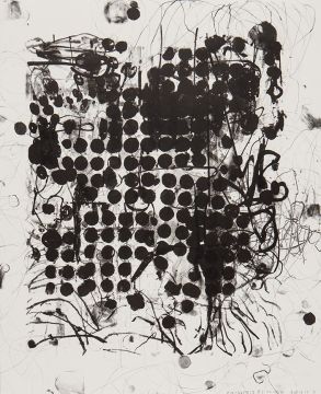 Ohne Titel, 2015/20. Lithografie, 58 x 48 cm, Unikat
