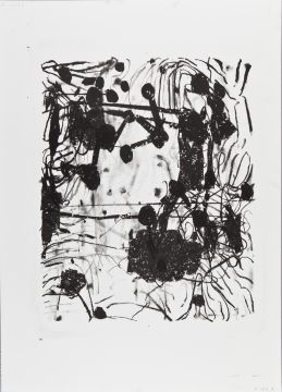 Ohne Titel, 2015. Lithografie, 70 x 50 cm, Unikat