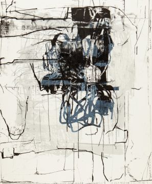 Ohne Titel, 2017/19. Lithografie, 58 x 48 cm, Unikat
