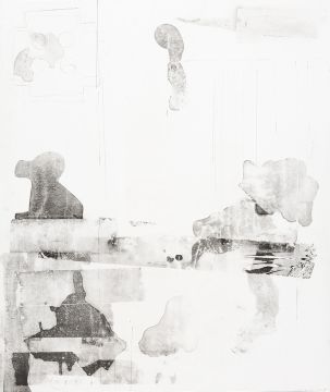 Ohne Titel, 2026. Lithografie, 58 x 48 cm. Unikat