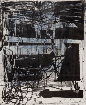 Ohne Titel, 2016/19. Lithografie, 58 x 48 cm, Unikat