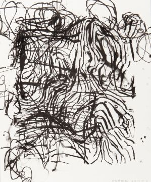 Ohne Titel, 2015/18. Lithografie, 58 x 48 cm, Unikat