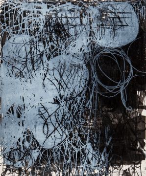 Ohne Titel, 2017/20. Lithografie, 58 x 48 cm, Unikat