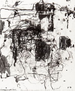 Ohne Titel, 2018. Lithografie, 58 x 48 cm, Unikat