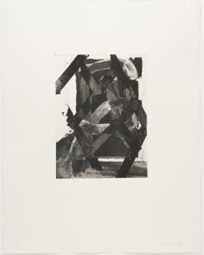Ohne Titel, 2009. Aquatinta. 48 x 38 cm, Platte: 24 x 17,9 cm, Auflage 5
