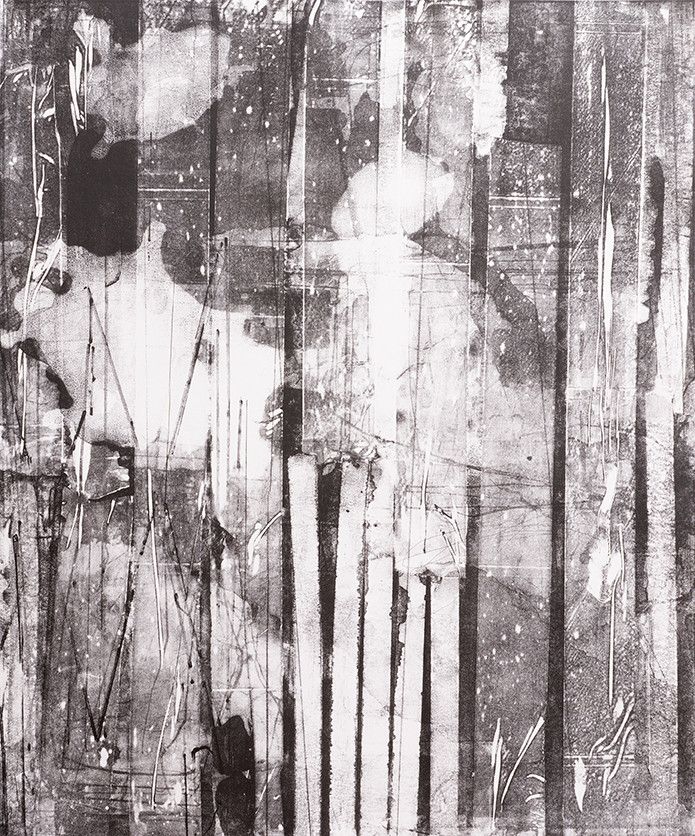 Ohne Titel, 2025. Lithografie, 58 x 48 cm