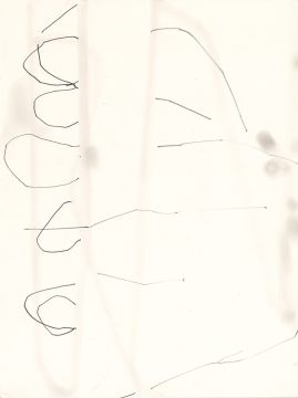 Ohne Titel, 2023. Graphit auf Papier, 32 x 24 cm