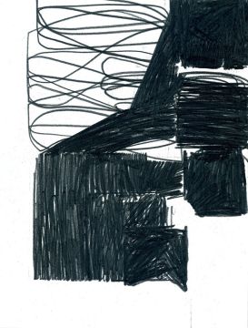Ohne Titel, 2021. Graphit auf Papier, 32 x 24 cm