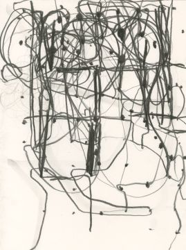 Ohne Titel, 2018. Graphit auf Papier, 32 x 24 cm