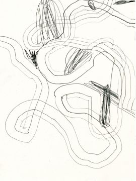 Ohne Titel, 2024. Graphit auf Papier, 32 x 24 cm