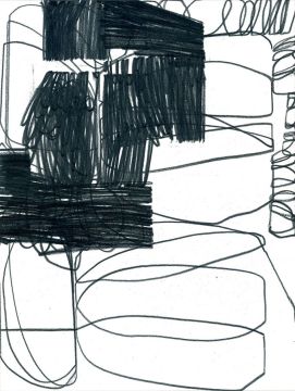 Ohne Titel, 2021. Graphit auf Papier, 32 x 24 cm