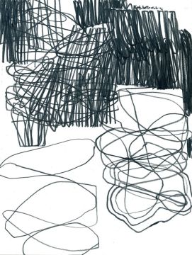 Ohne Titel, 2021. Graphit auf Papier, 32 x 24 cm