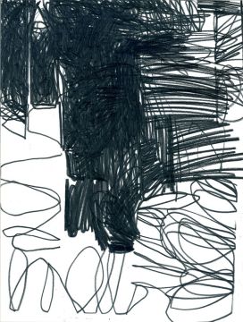 Ohne Titel, 2021. Graphit auf Papier, 32 x 24 cm
