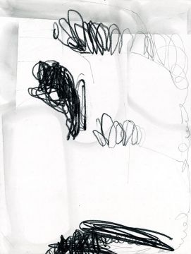 Ohne Titel, 2021. Graphit auf Papier, 32 x 24 cm