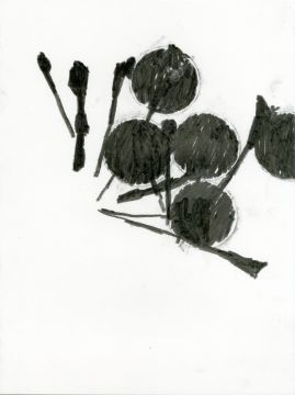 Ohne Titel, 2017. Graphit auf Papier, 32 x 24 cm