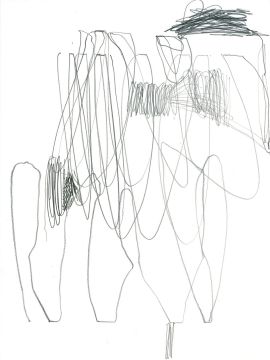 Ohne Titel, 2025. Bleistift/Papier, 32 x 24 cm